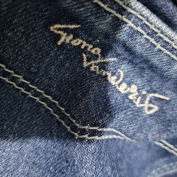 Vintage Gloria Vanderbilt Jean High Waist Straight Blue 80s Murjani Signature 27 - Picture 12 of 16